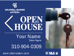 Coldwell Banker Envision Open House Double Side