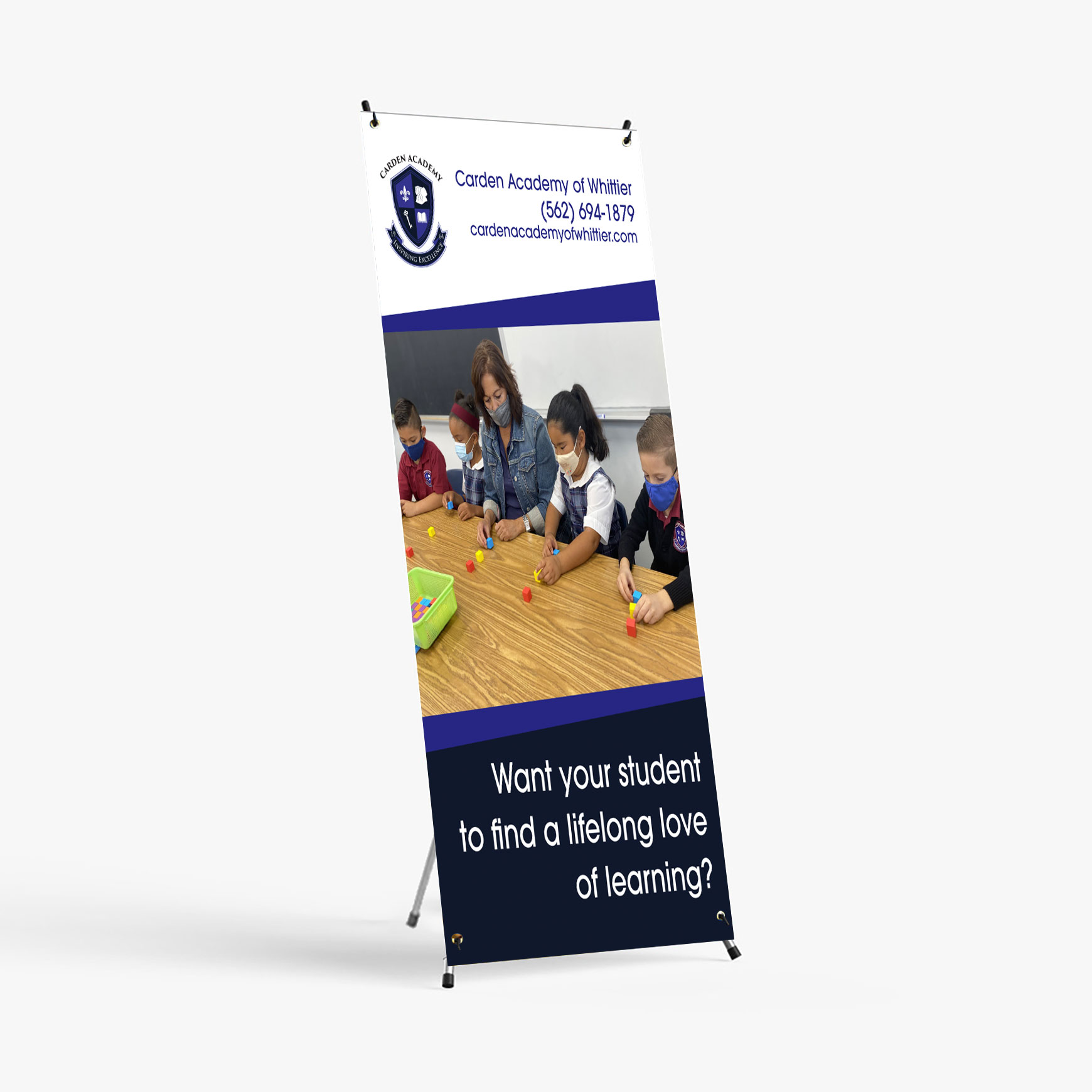Adjustable X-Stand Banner